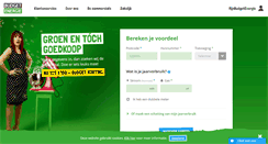 Desktop Screenshot of budgetenergie.nl